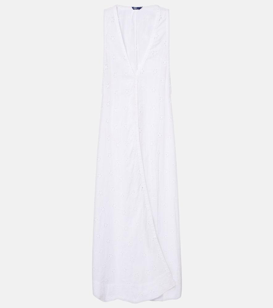 polo ralph lauren broderie anglaise cotton beach dress