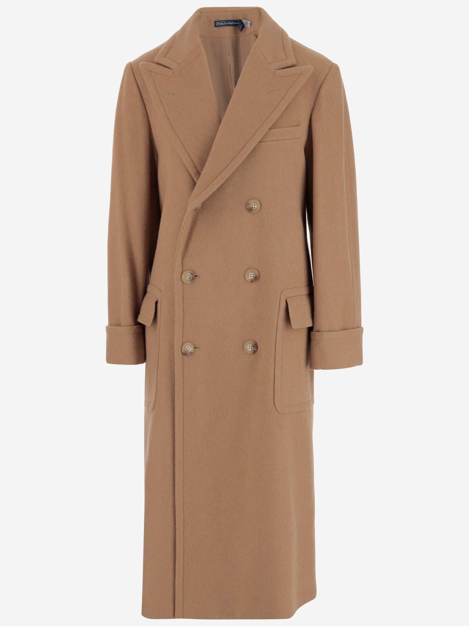 polo ralph lauren camel hair coat