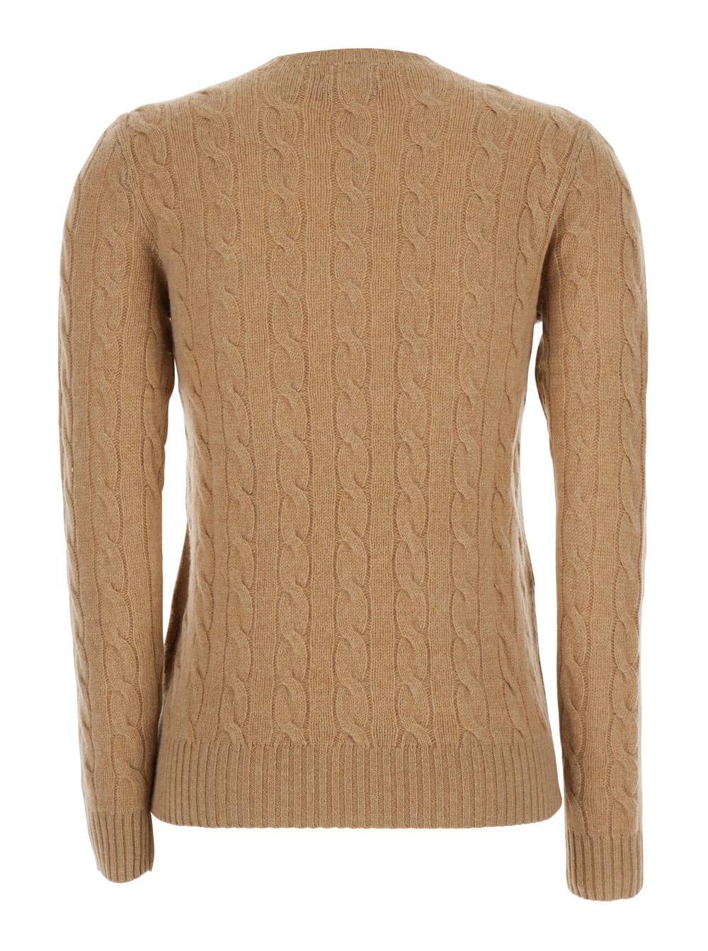 polo ralph lauren camel wool blend sweater