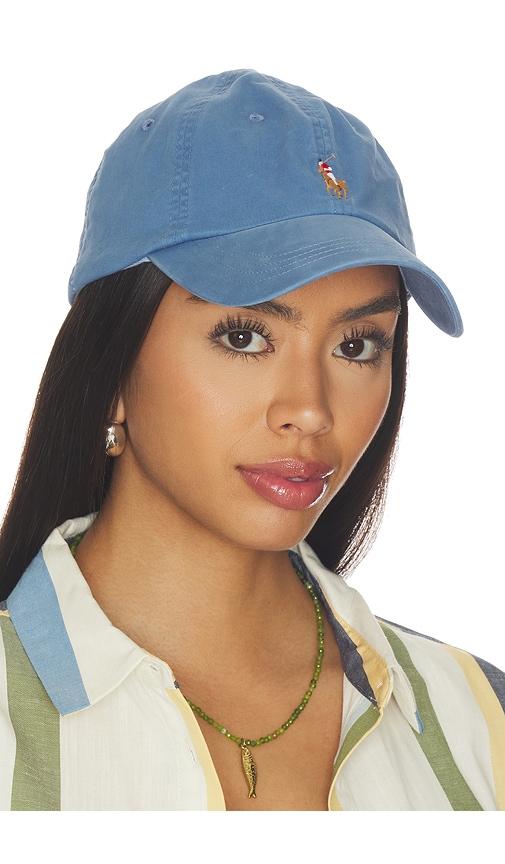 polo ralph lauren classic sport cap in blue.