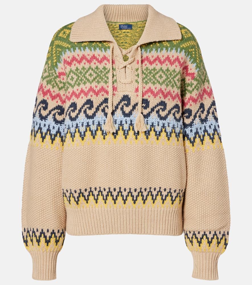 polo ralph lauren cotton, wool, and alpaca