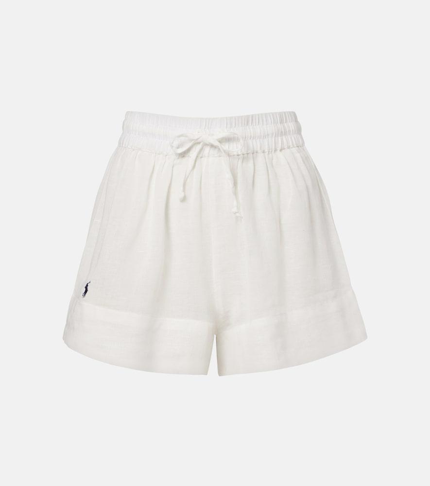 polo ralph lauren cotton and linen bermuda shorts