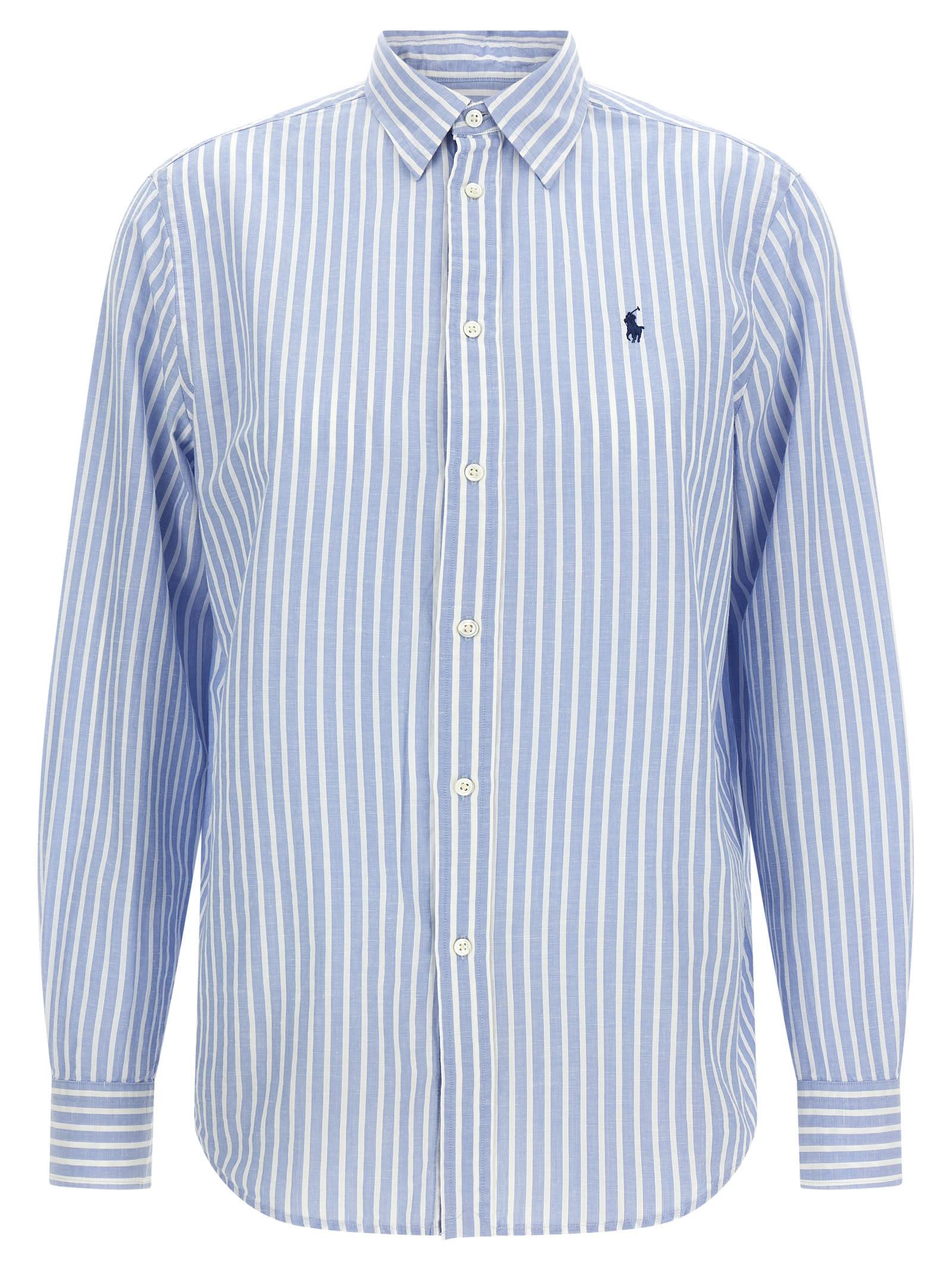 polo ralph lauren cotton and linen shirt
