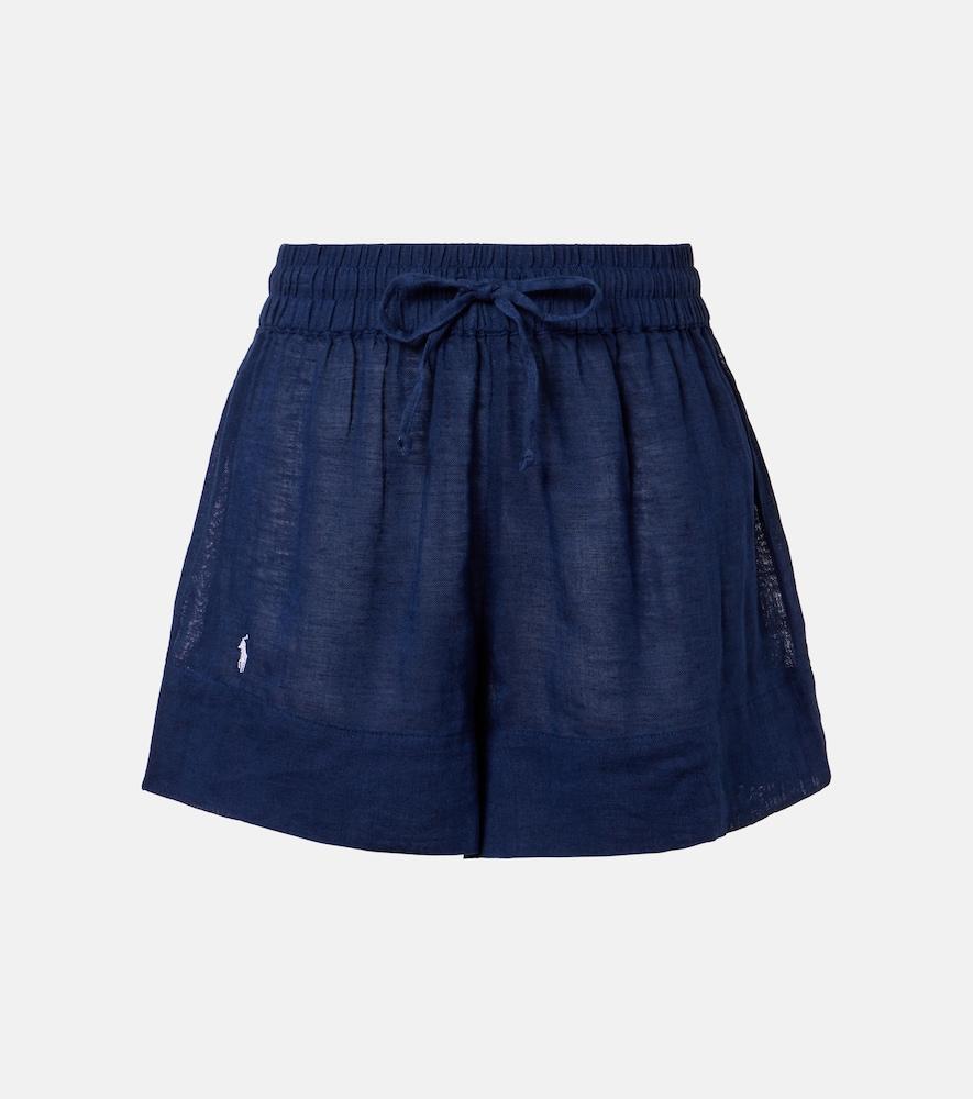 polo ralph lauren cotton and linen shorts