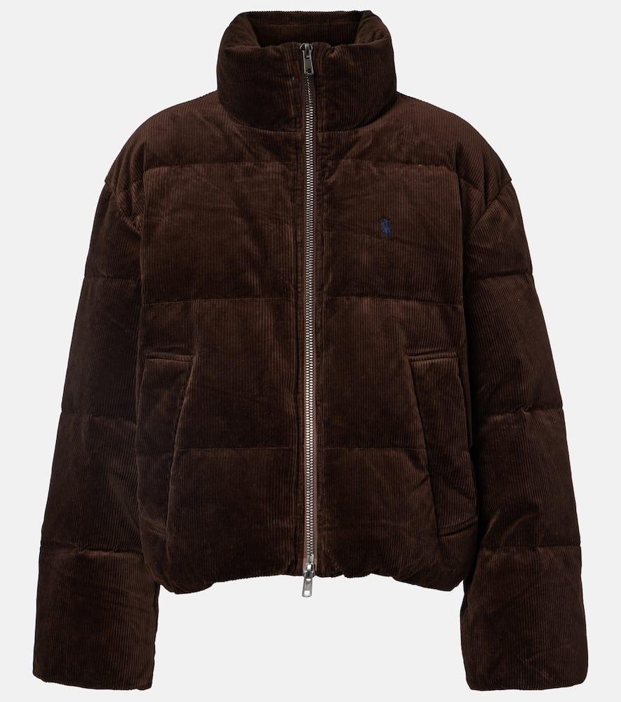 polo ralph lauren cotton corduroy down jacket