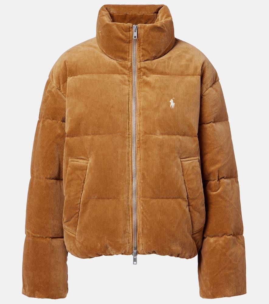 polo ralph lauren cotton corduroy down jacket