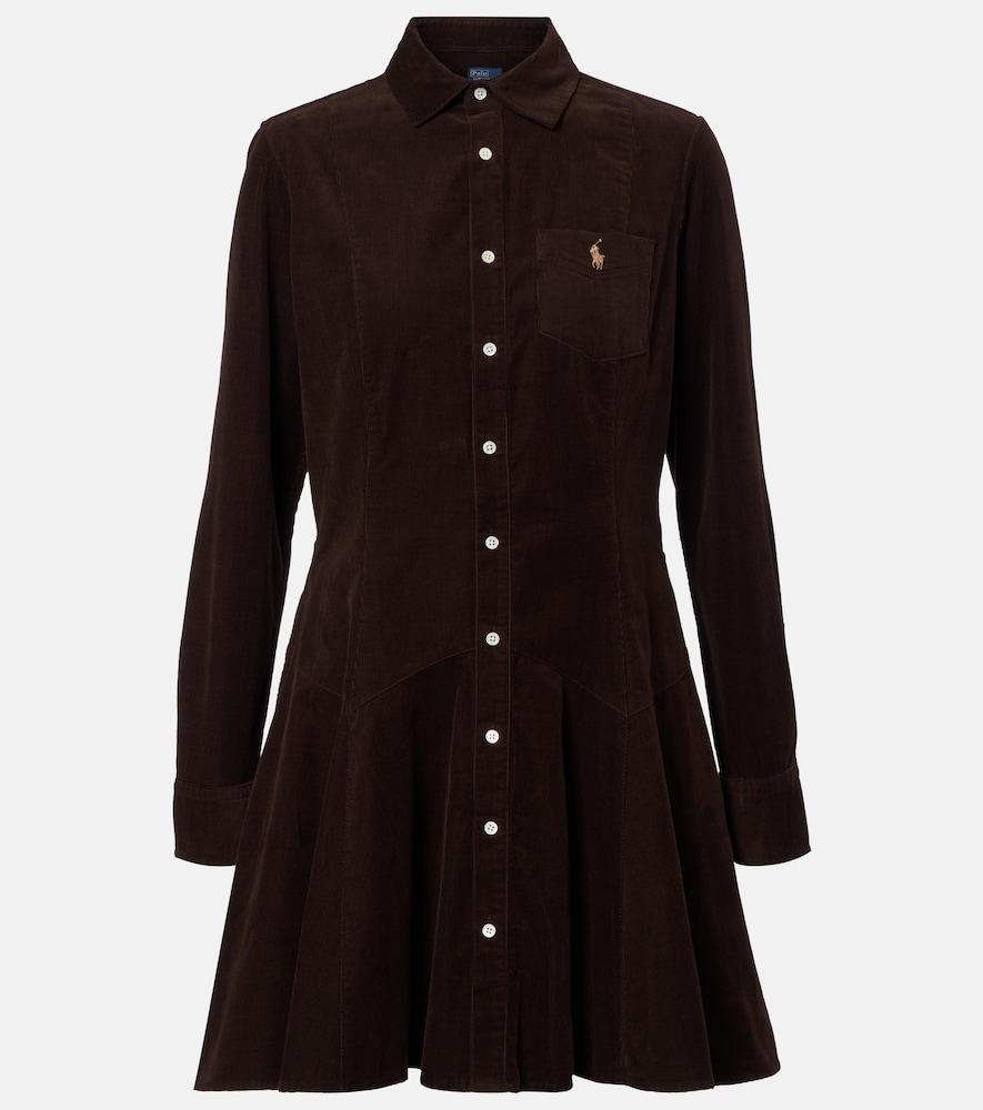 polo ralph lauren cotton corduroy shirt dress