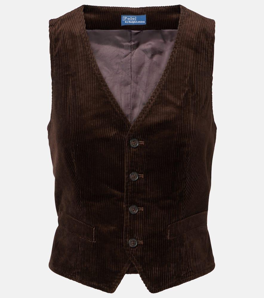 polo ralph lauren cotton corduroy vest