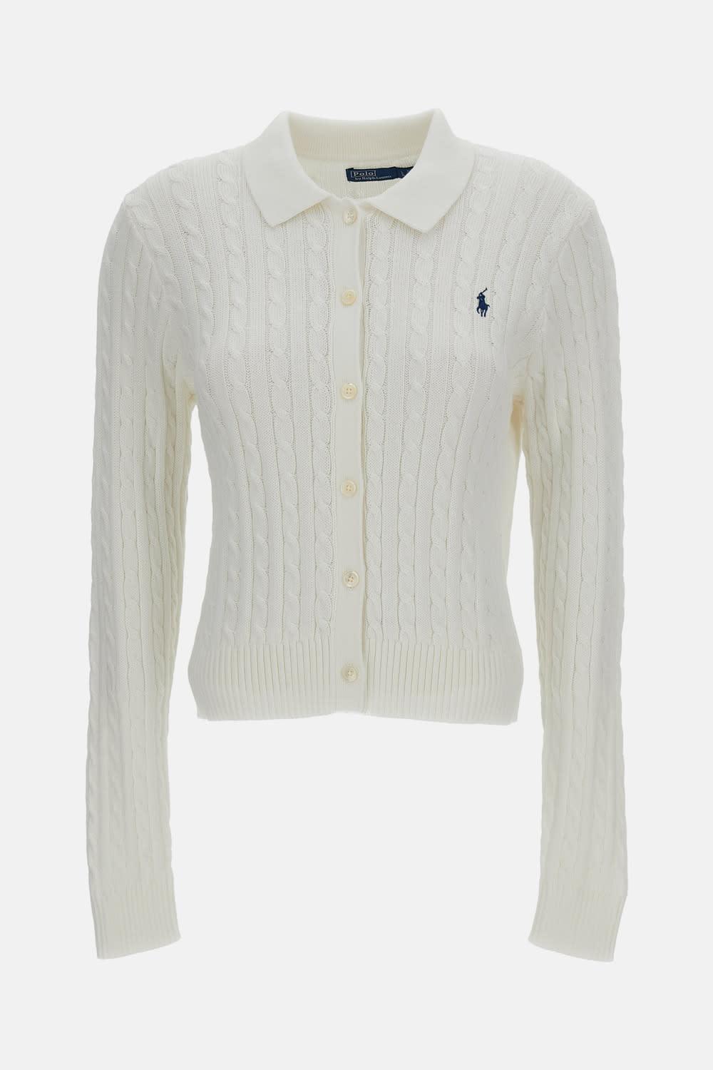 polo ralph lauren cotton polol cardigan