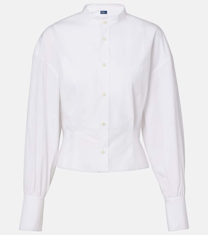 polo ralph lauren cotton poplin tuxedo shirt