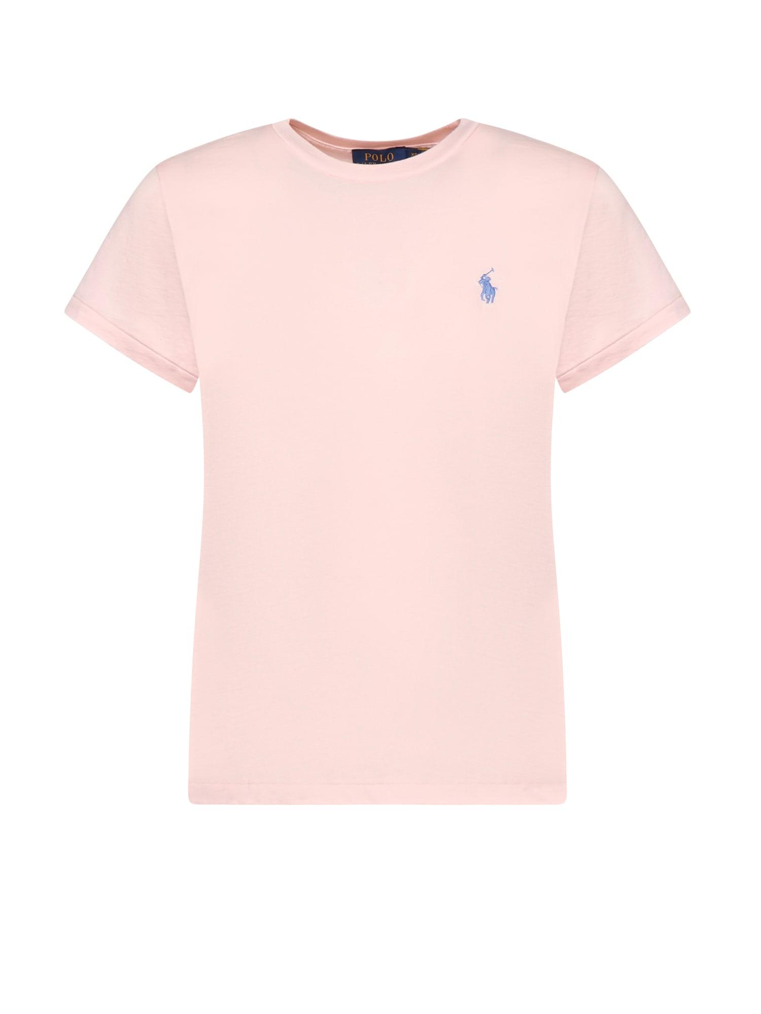polo ralph lauren cotton t-shirt with logo