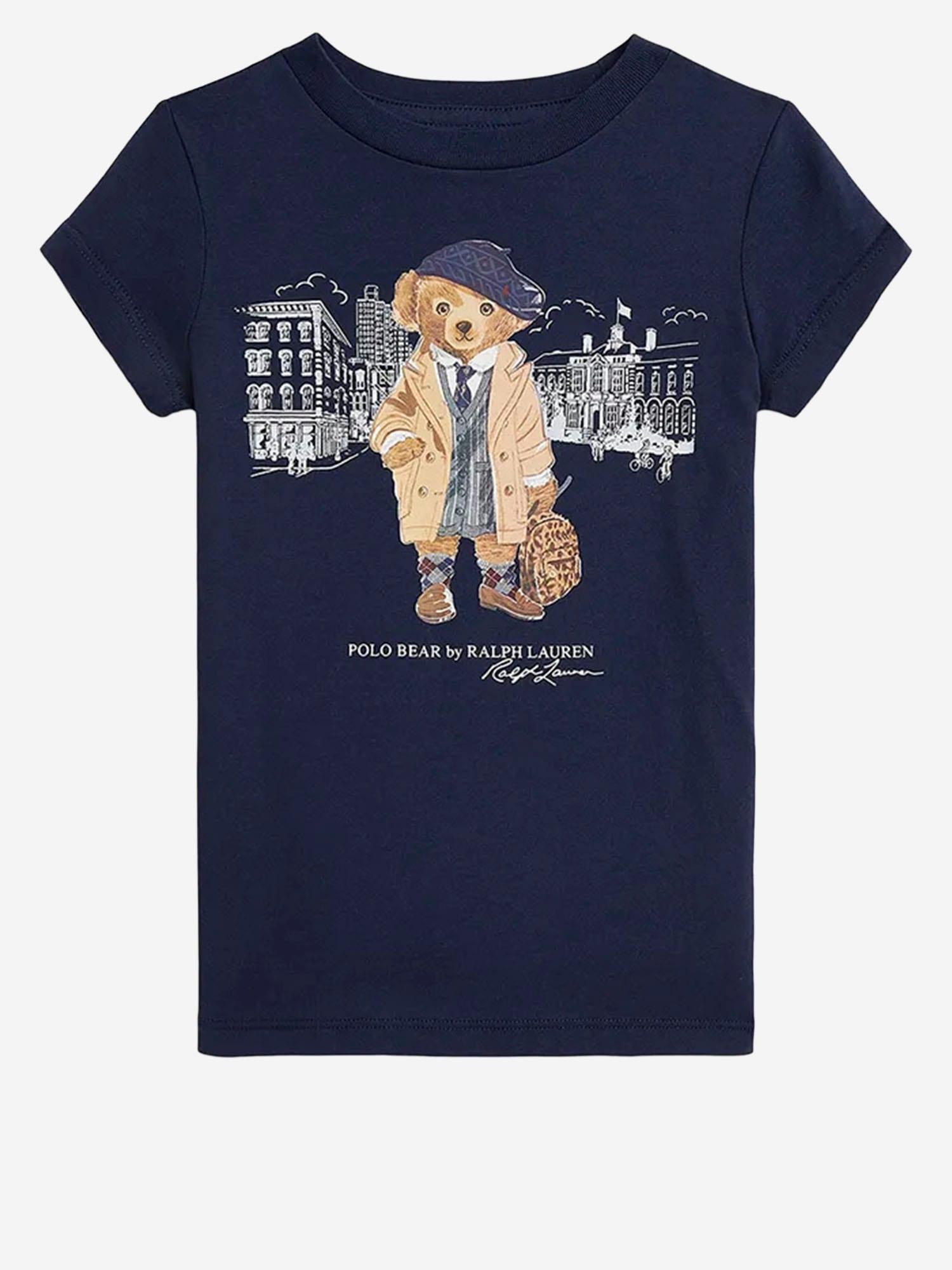 polo ralph lauren cotton t-shirt with print