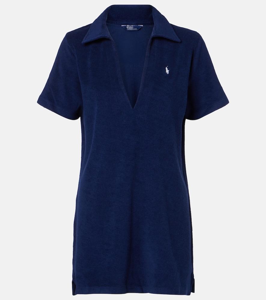 polo ralph lauren cotton terry polo dress