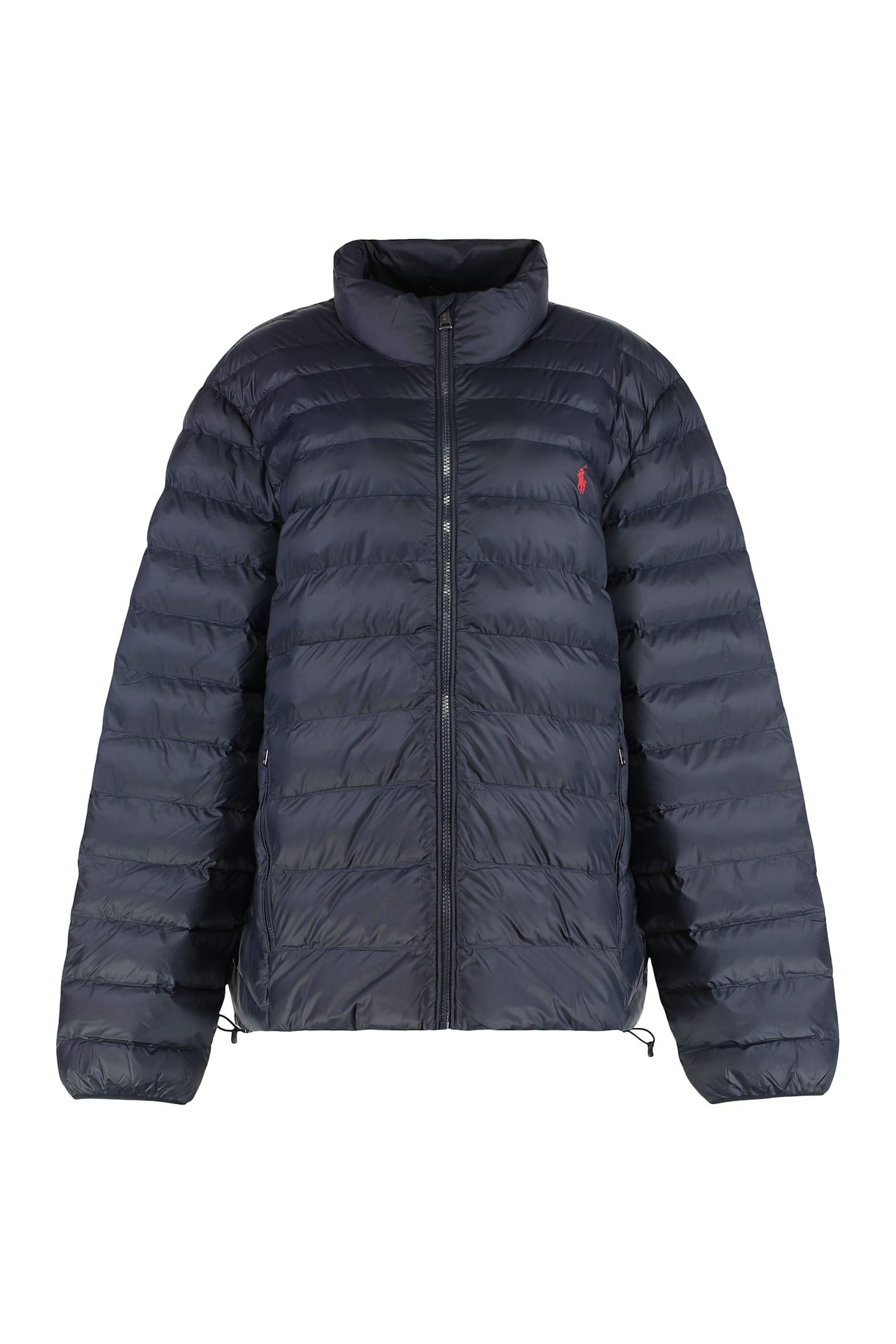 polo ralph lauren down jacket in technical fabric