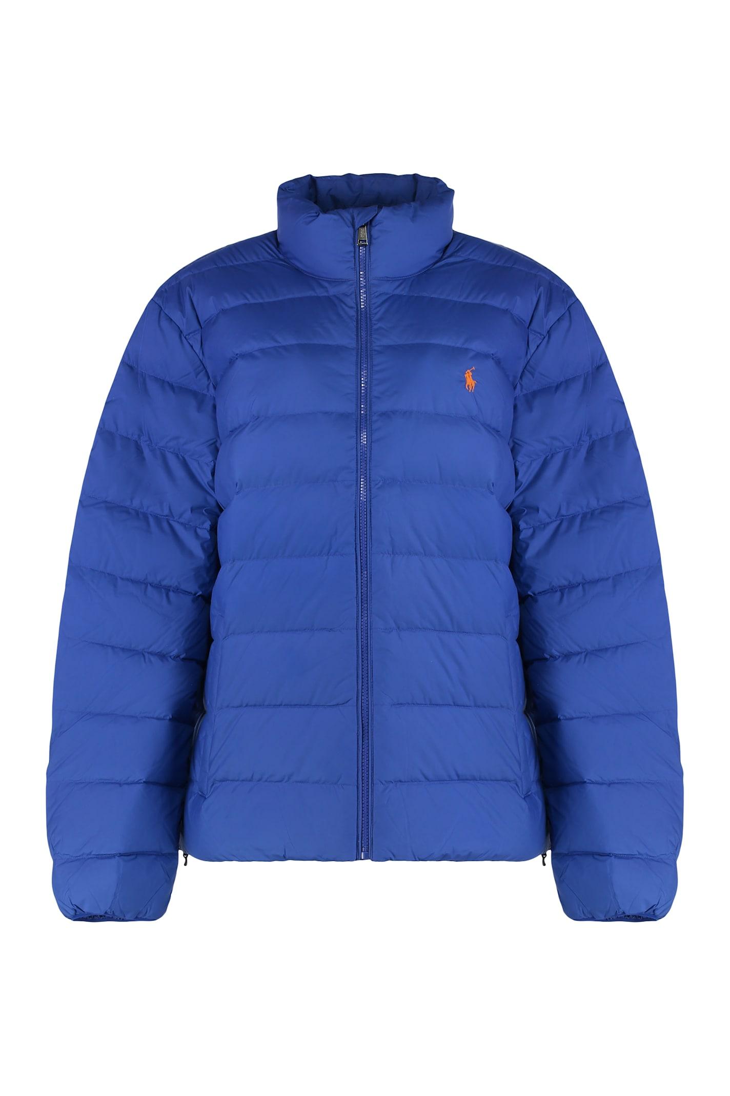 polo ralph lauren down jacket in technical fabric