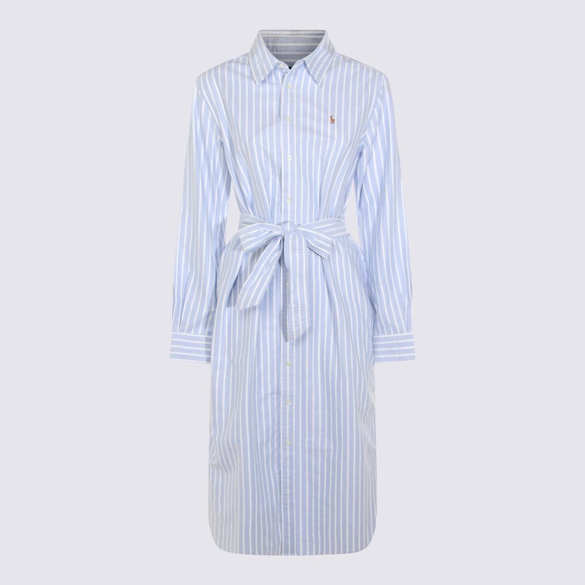 polo ralph lauren dresses blue _100 % co - women