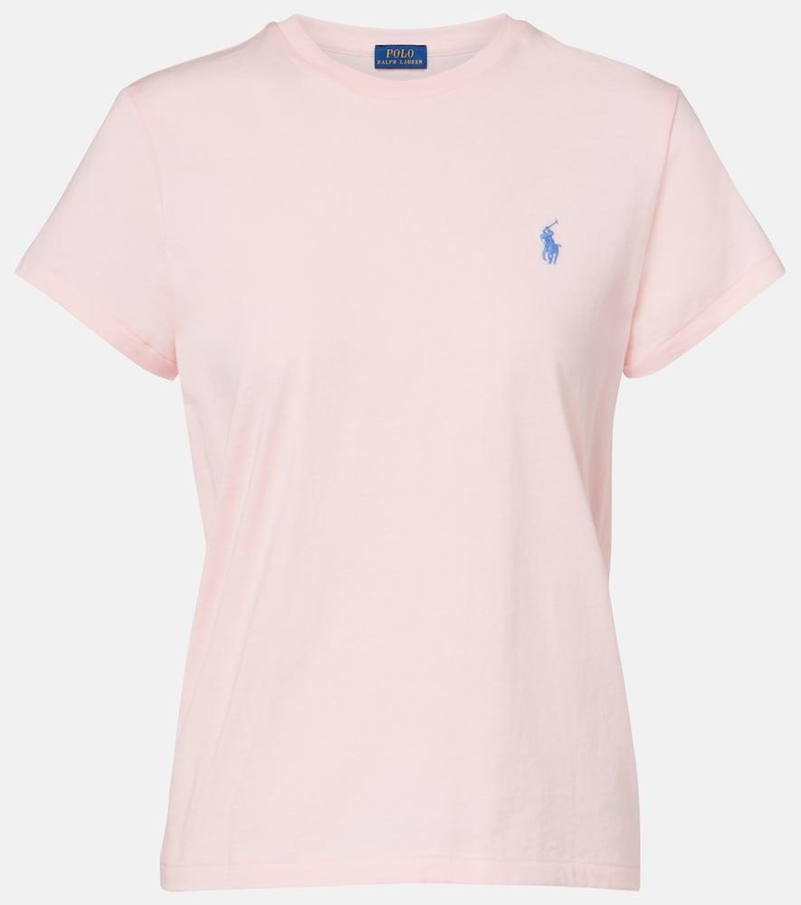 polo ralph lauren embroidered cotton jersey t