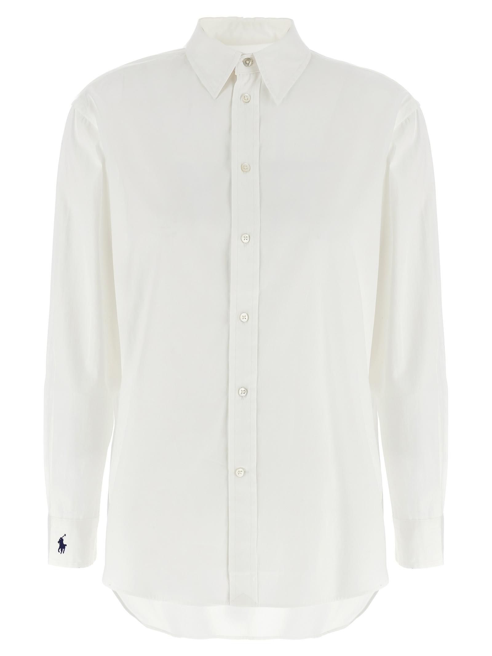 polo ralph lauren embroidered cuffs shirt