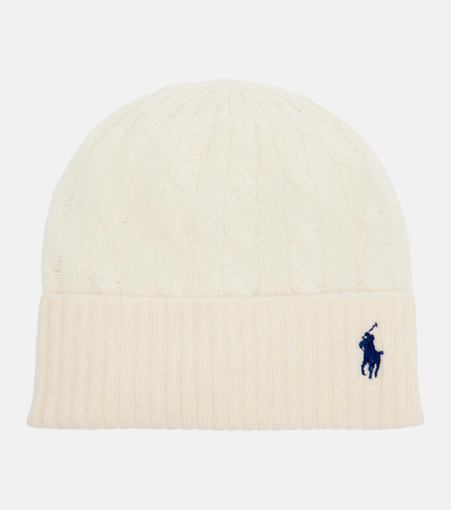 polo ralph lauren embroidered wool and cashmere beanie