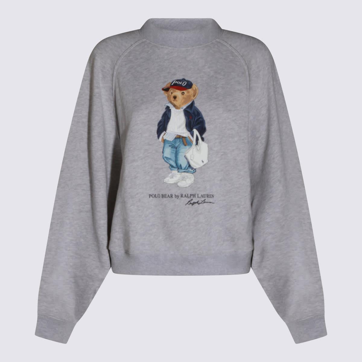 polo ralph lauren grey cotton sweatshirt