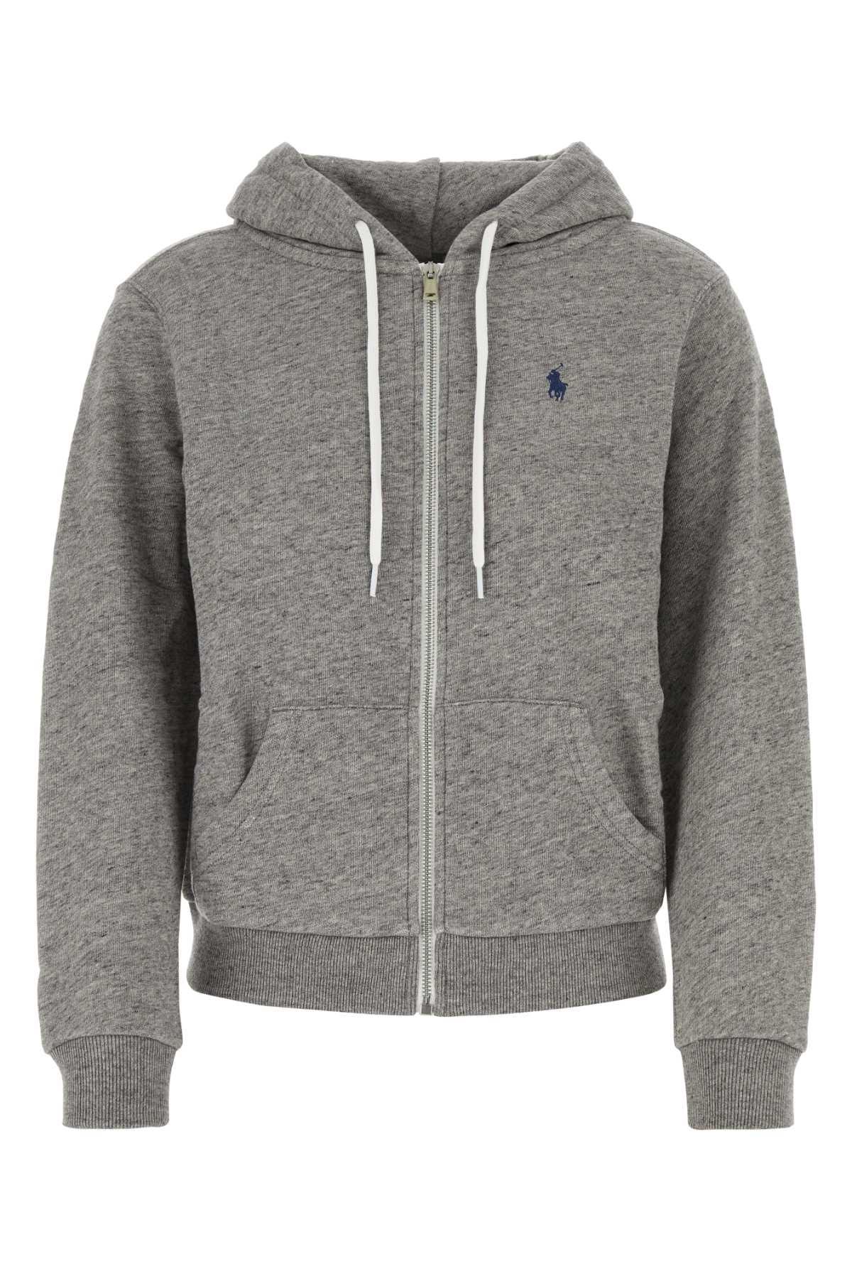 polo ralph lauren grey cotton sweatshirt