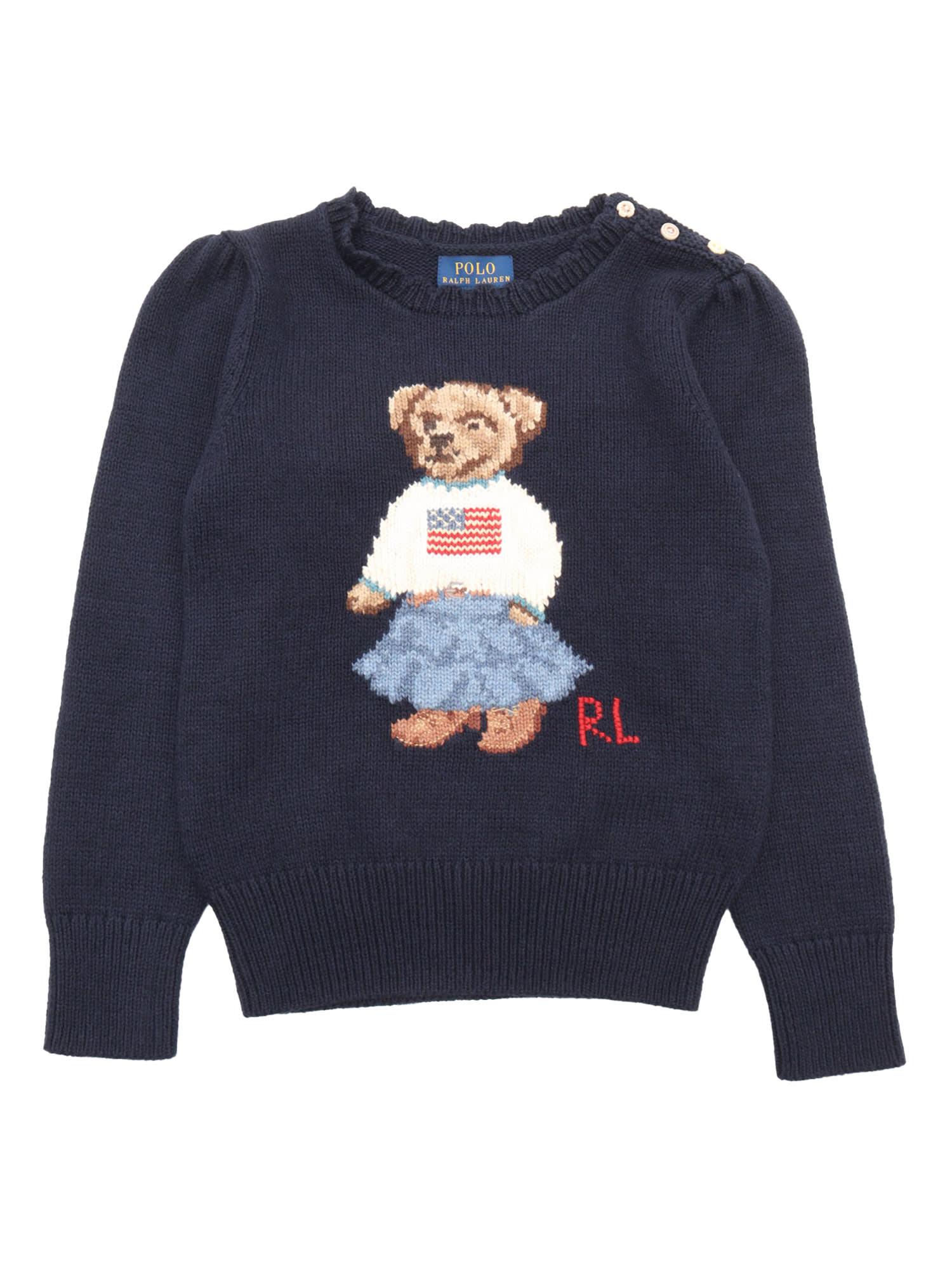 polo ralph lauren iconic bear-tops-sweater