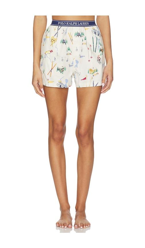 polo ralph lauren intimates boxer in cream.