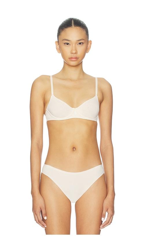 polo ralph lauren intimates micro demi bra in neutral.