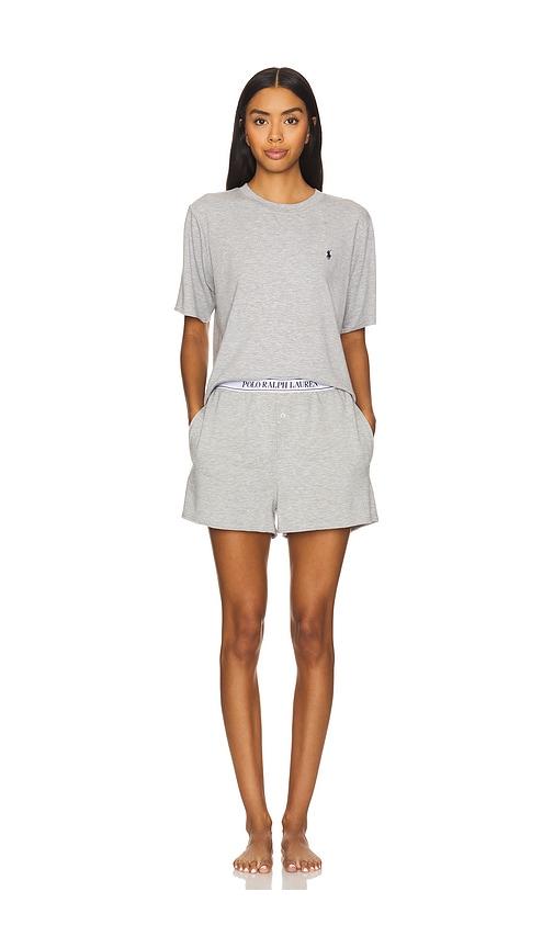 polo ralph lauren intimates pajama set in grey.