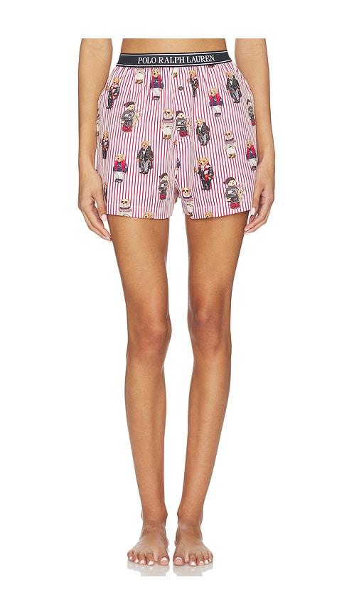 polo ralph lauren intimates sleep boxer in red.