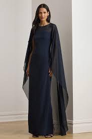 polo ralph lauren lavati short sleeve gown long dress