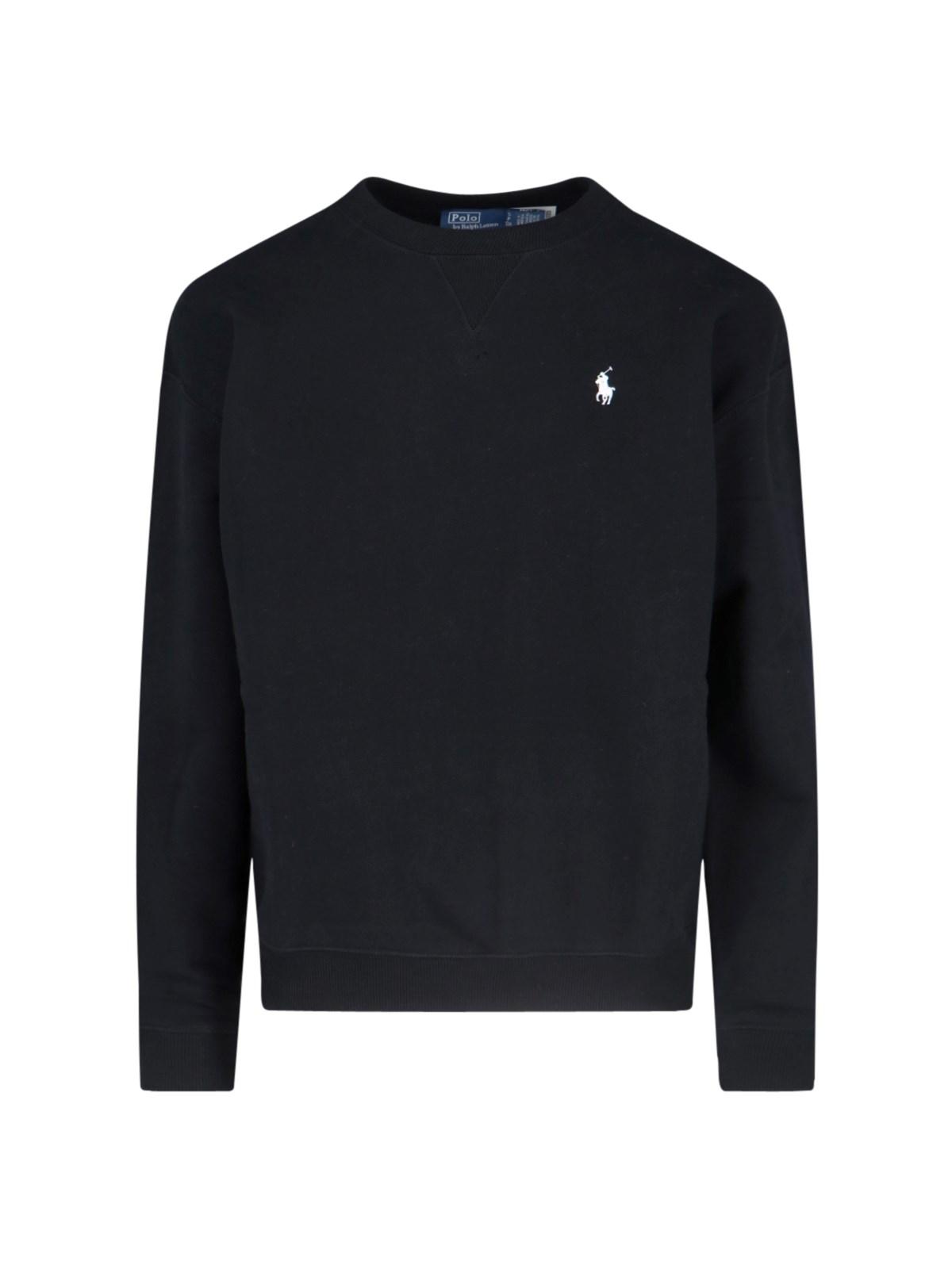 polo ralph lauren logo crewneck sweatshirt