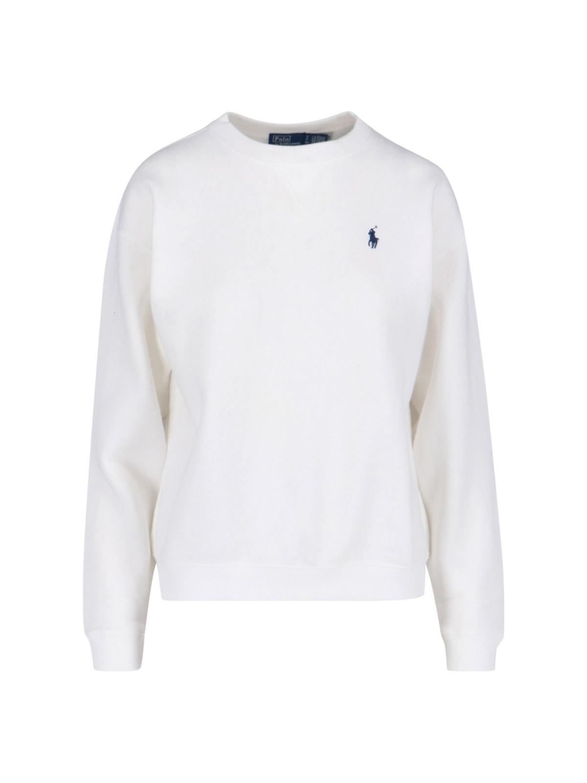 polo ralph lauren logo crewneck sweatshirt