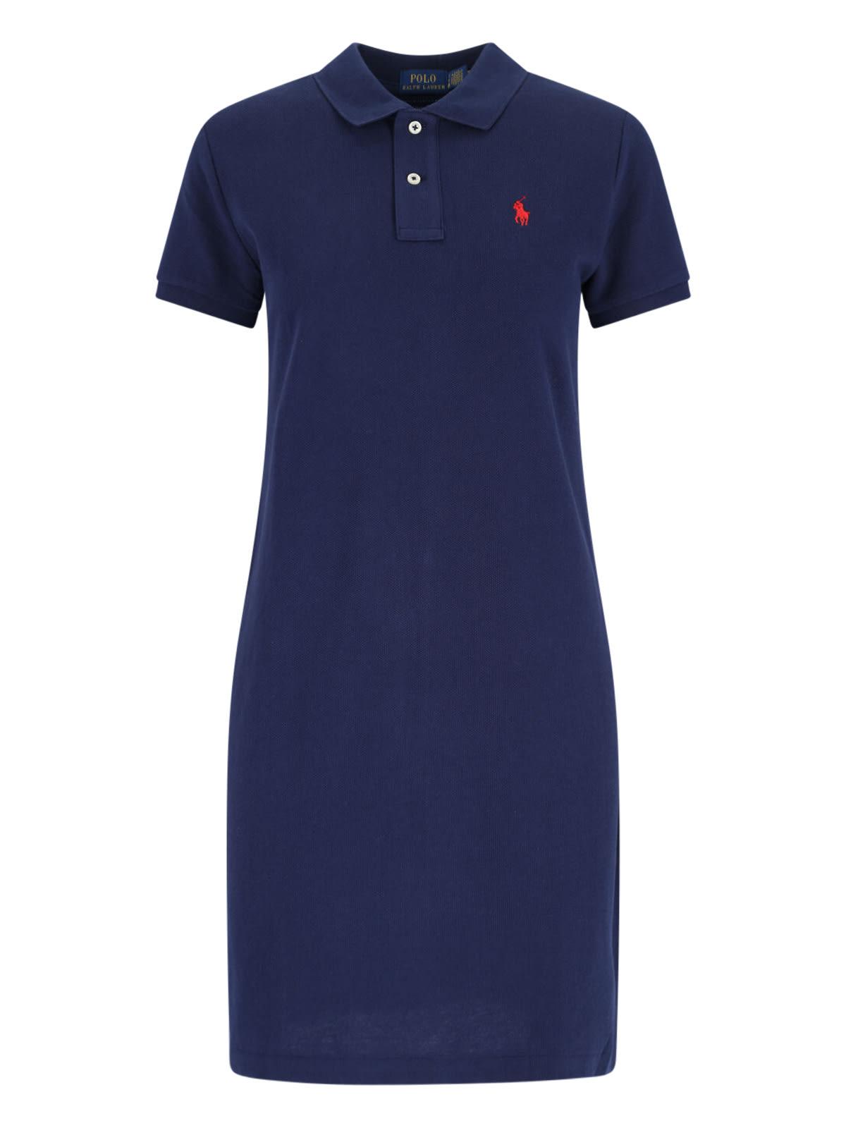 polo ralph lauren logo mini dress