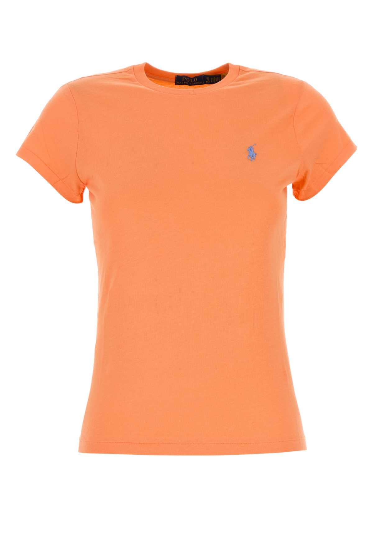 polo ralph lauren orange cotton t-shirt