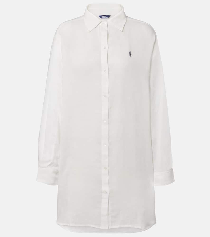 polo ralph lauren oversized linen and cotton shirt