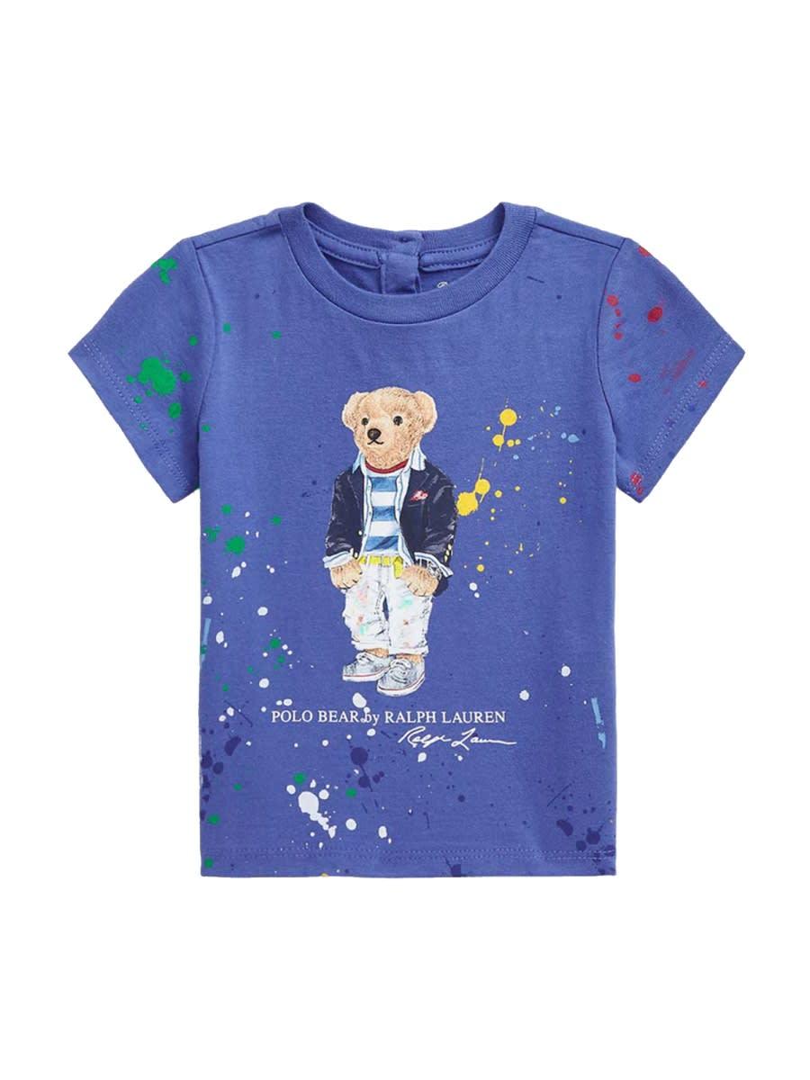 polo ralph lauren paint lady bear t-shirt
