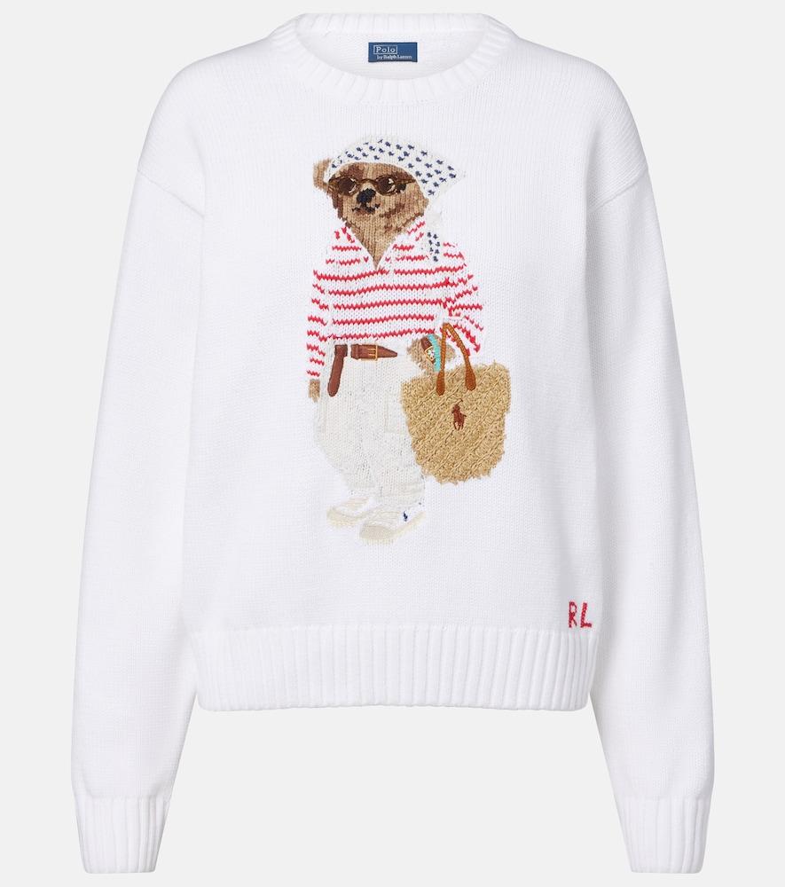 polo ralph lauren polo bear cotton sweater