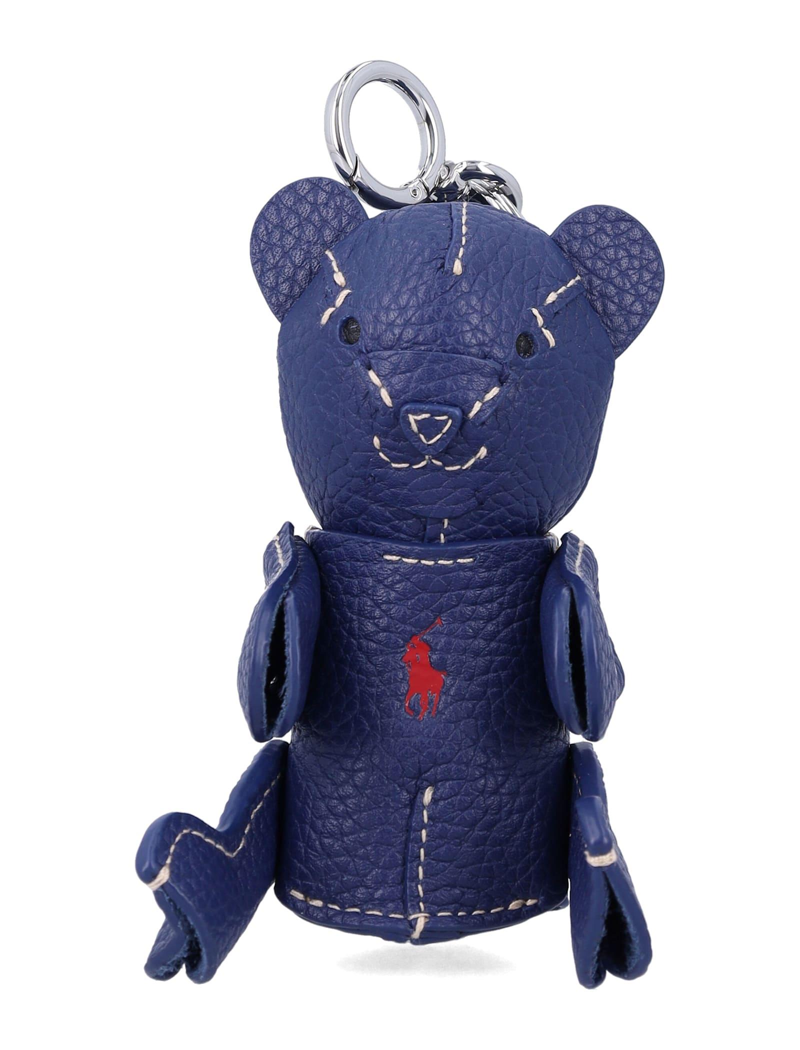 polo ralph lauren polo bear leather charm