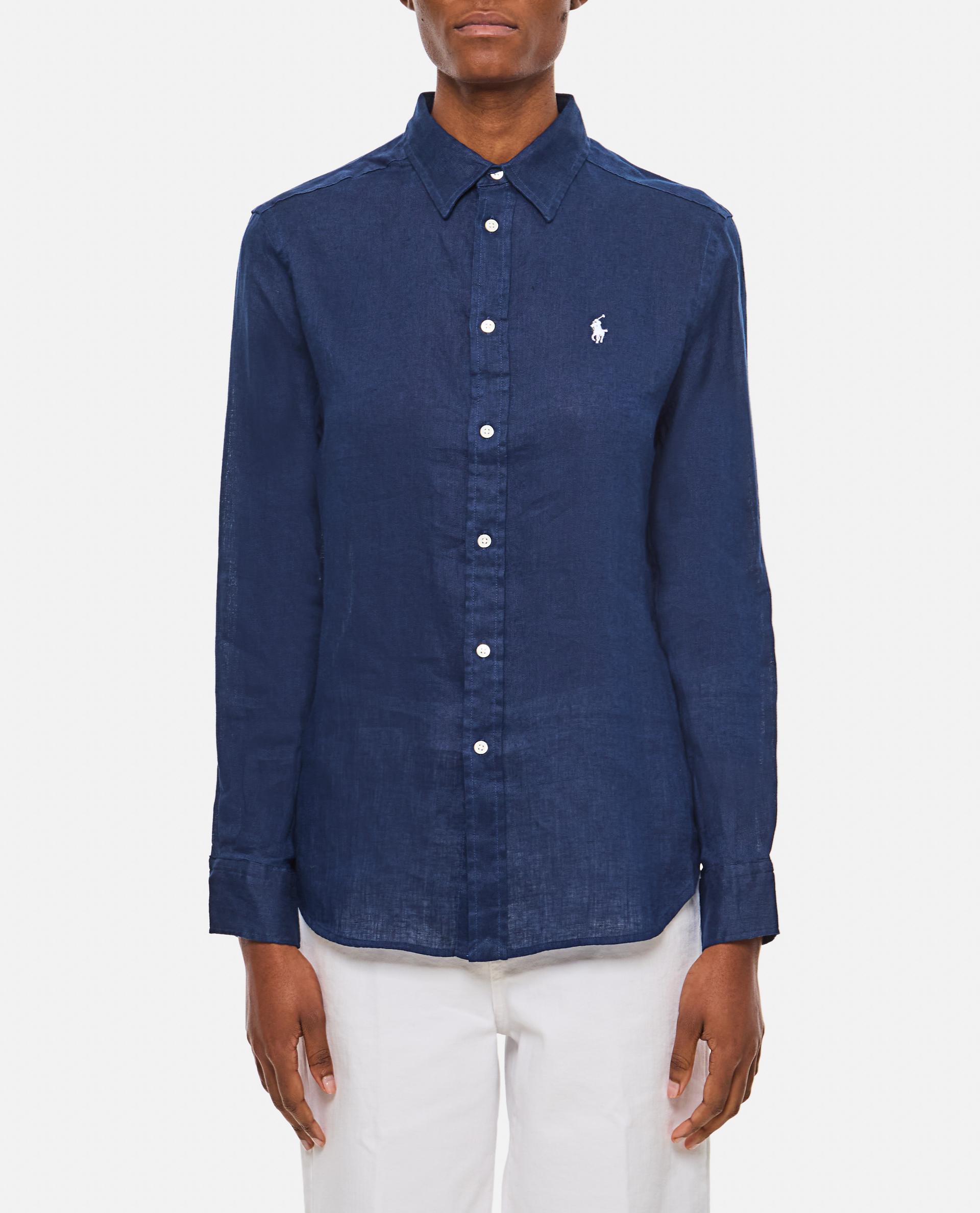 polo ralph lauren shirts blue - women