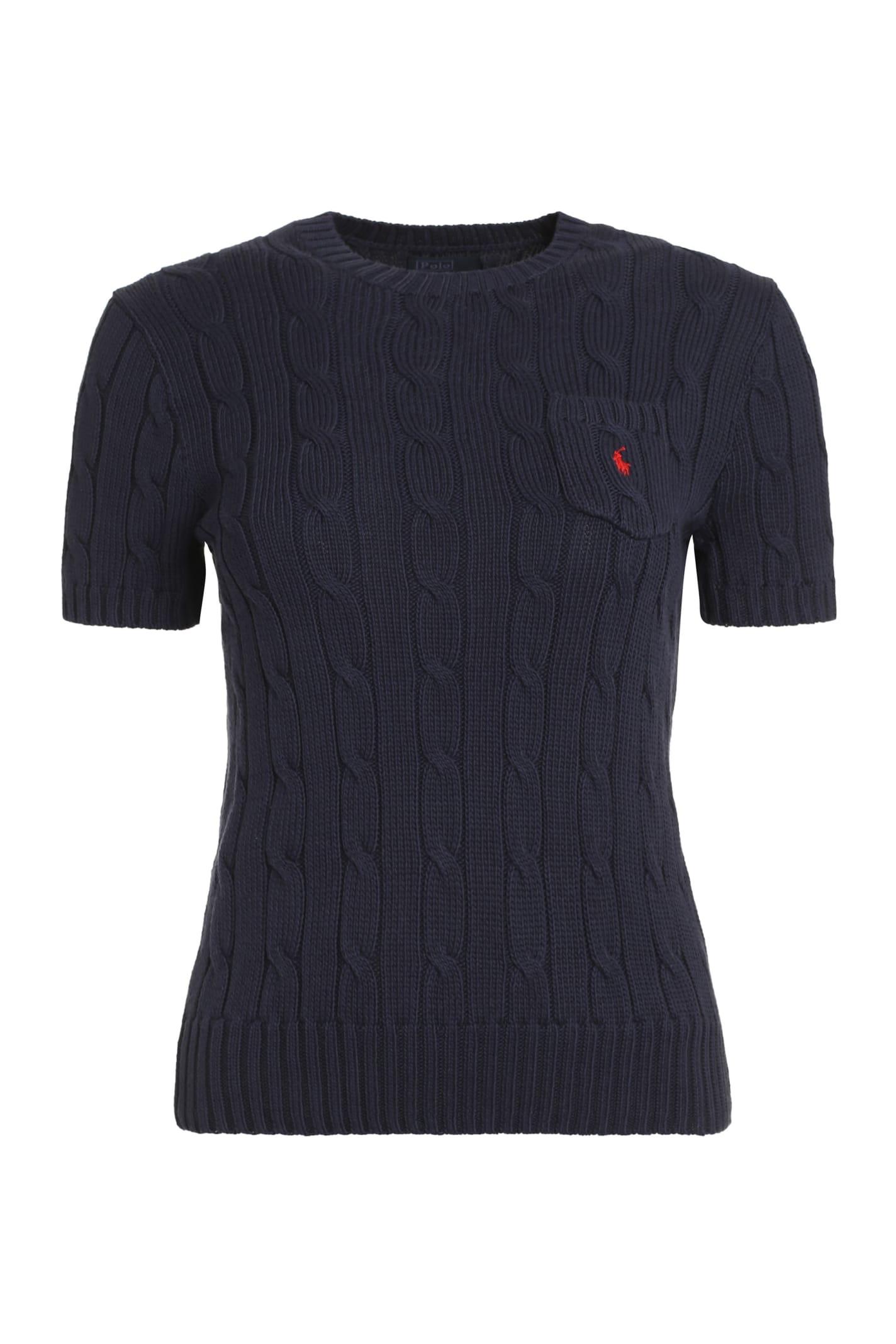 polo ralph lauren short sleeve sweater