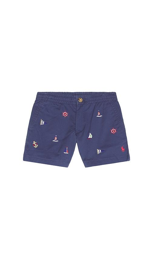 polo ralph lauren stretch twill prepster boat short in navy.
