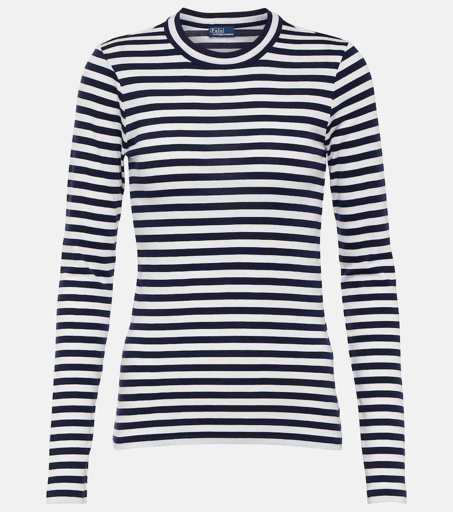 polo ralph lauren striped cotton top