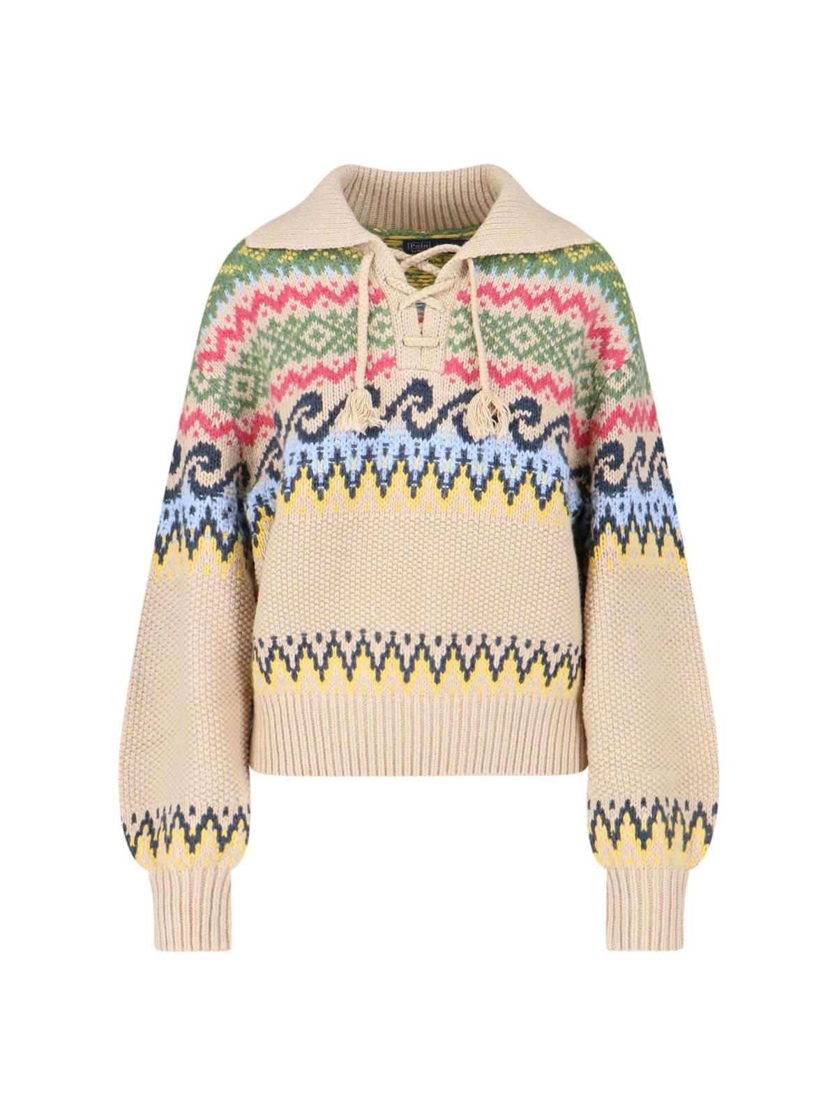 polo ralph lauren sweaters multicolour cotton - women