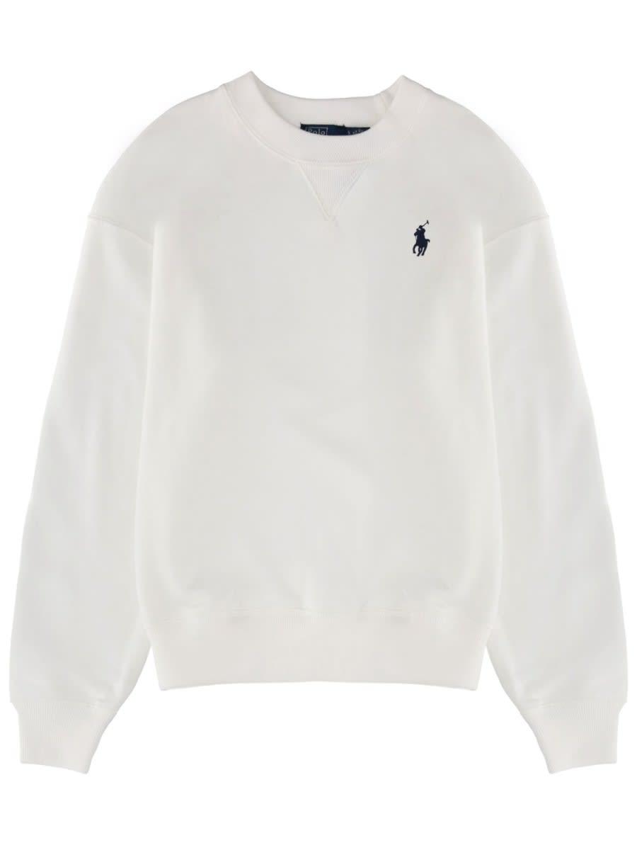 polo ralph lauren sweatshirt with logo