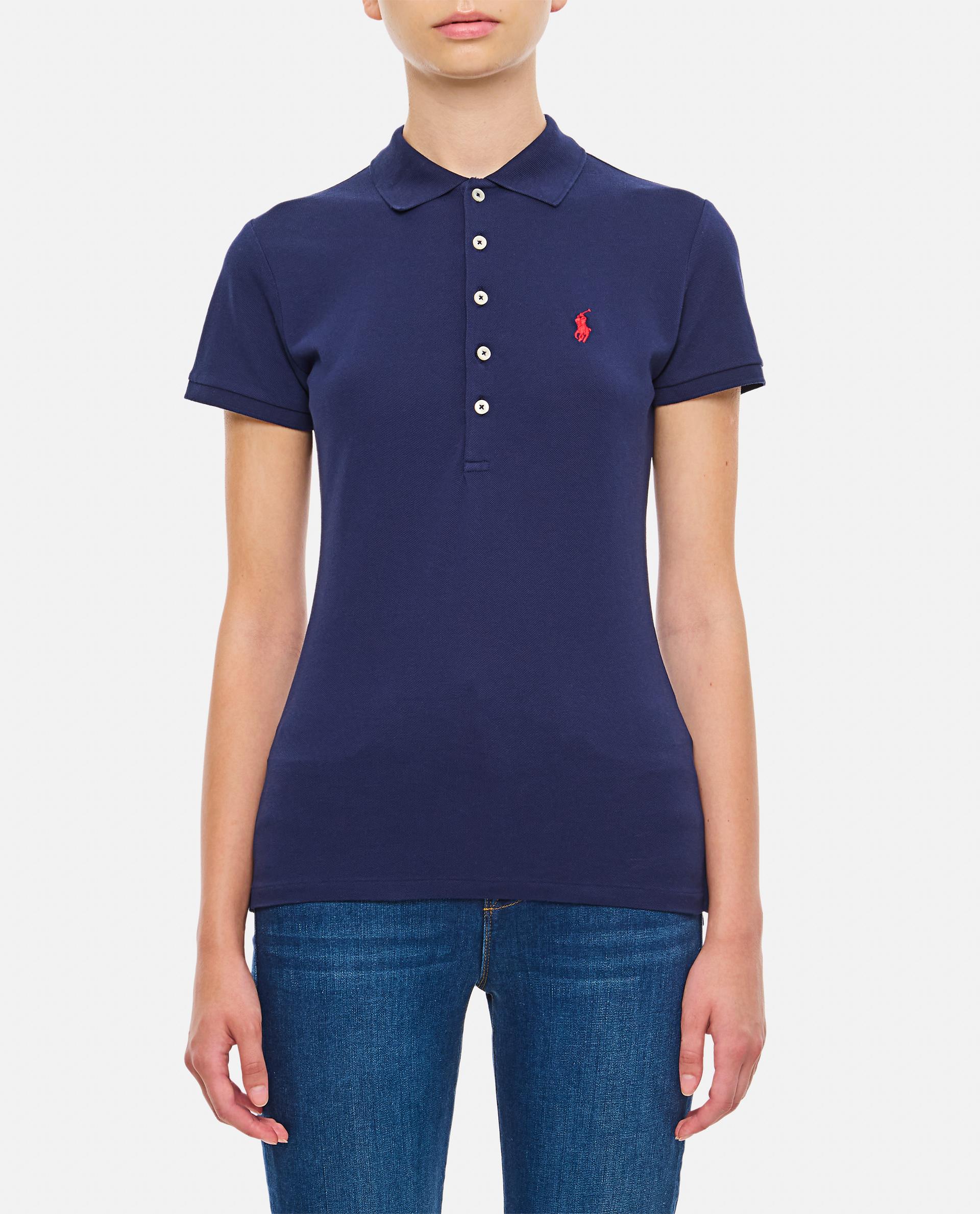 polo ralph lauren t-shirts and polos blue co ea - women