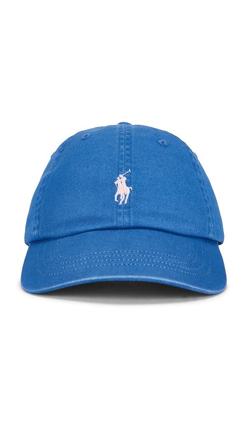 polo ralph lauren twill classic sport cap hat in blue.