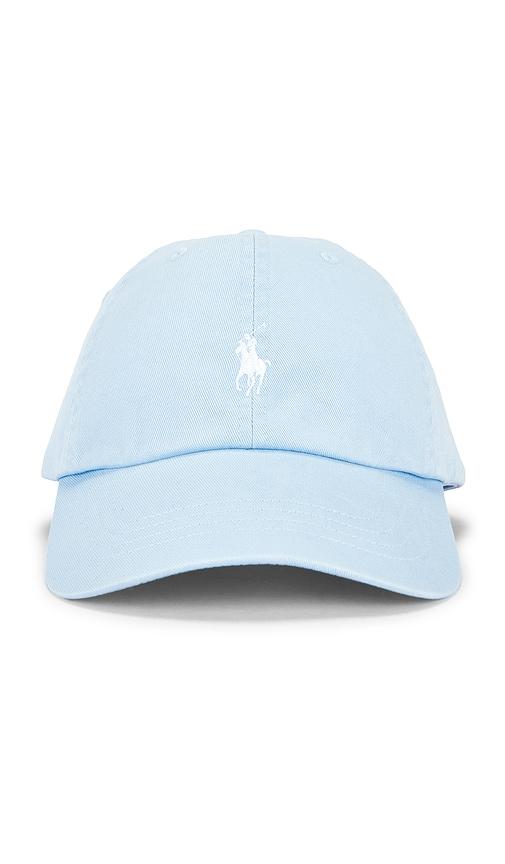 polo ralph lauren twill sport cap in baby blue.