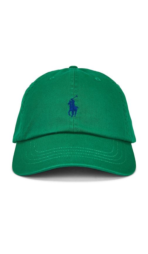 polo ralph lauren twill sport cap in green.