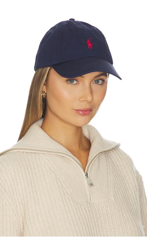 polo ralph lauren twill sport cap in navy.